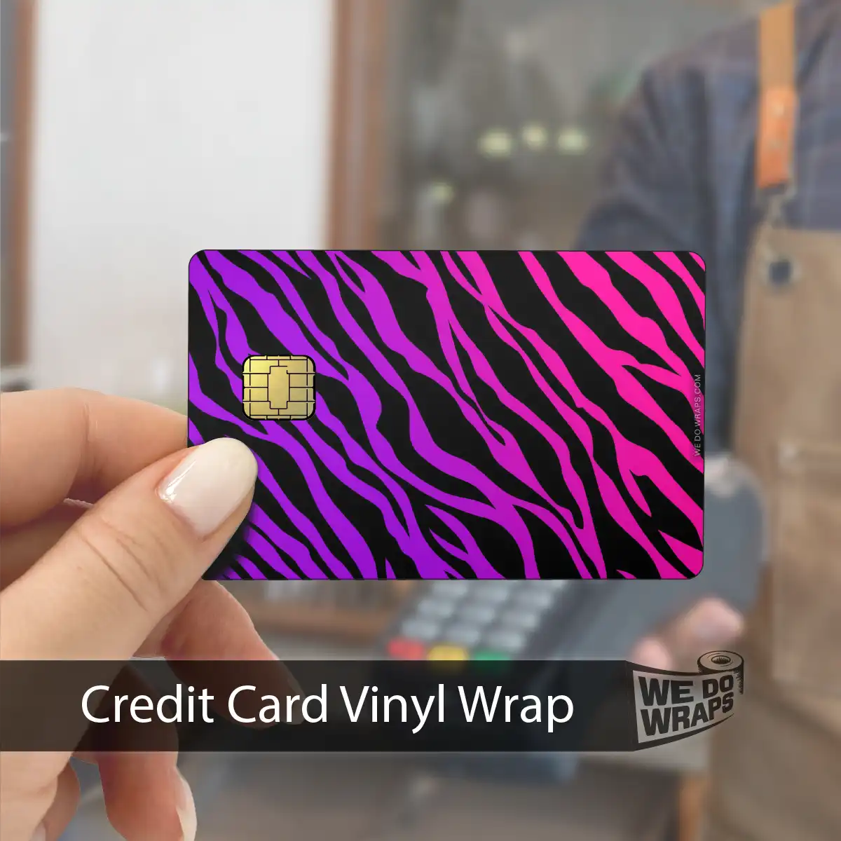 Stylish Zebra | NFC Key Card Wrap