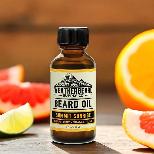 Summit Sunrise Beard Oil - Grapefruit, Orange, Lime