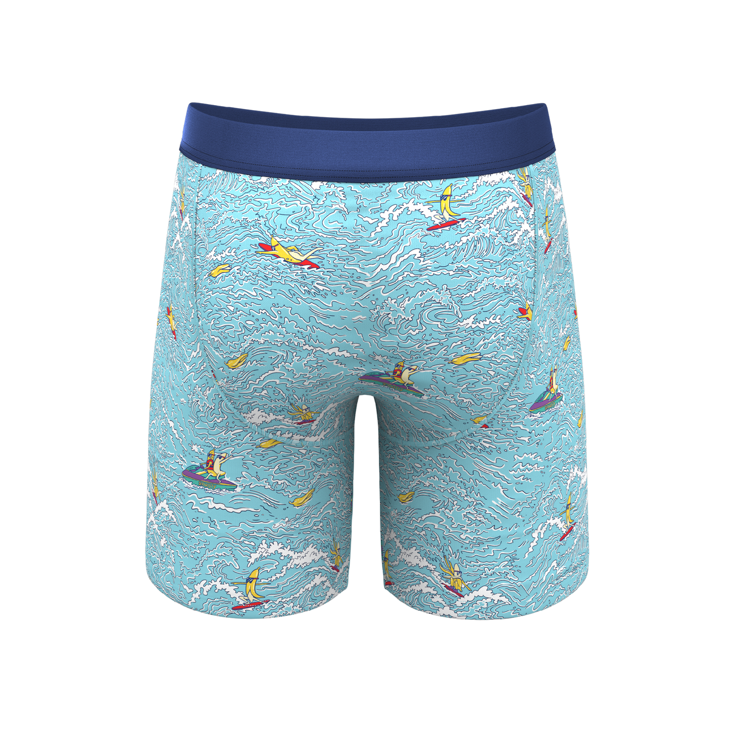 The Surfin' Turf | Shinesty Surfer Long Leg Ball Hammock® Pouch Underwear With Fly