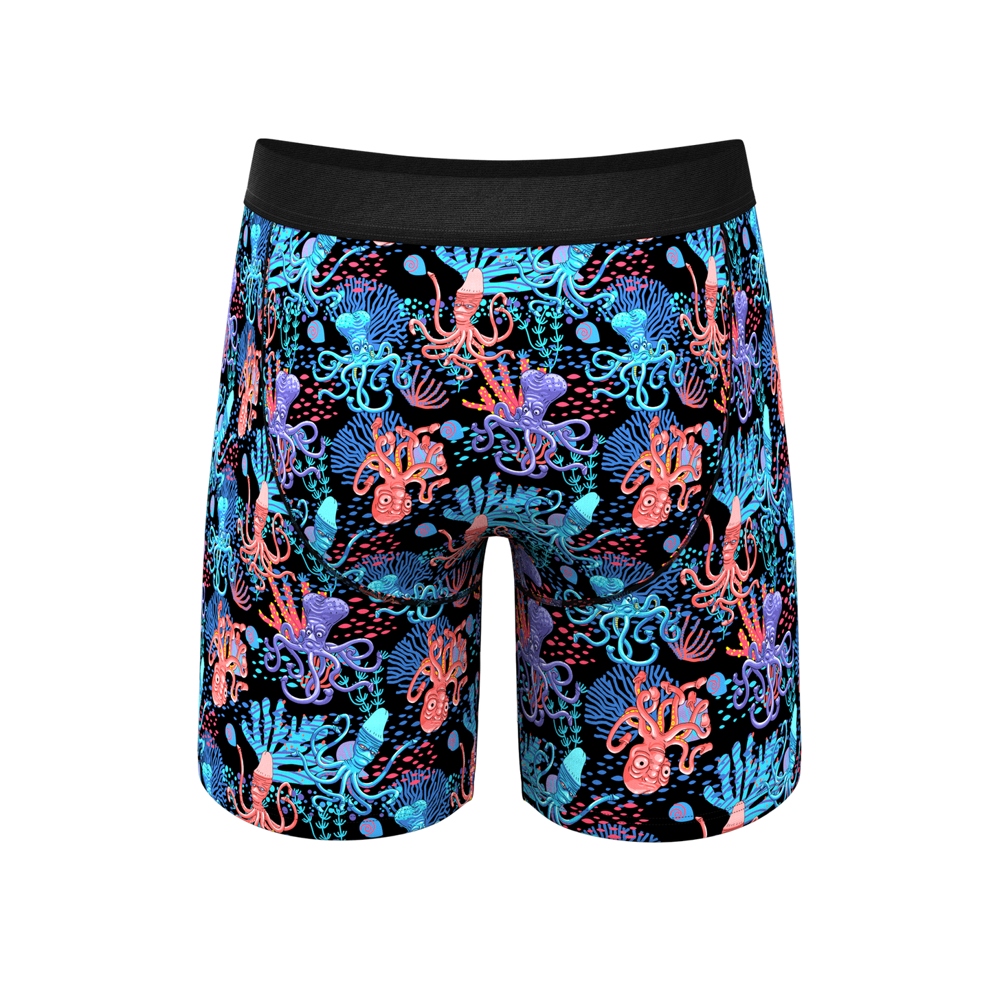 The Swollen Tentacles | Octopus Long Leg Ball Hammock® Pouch Underwear With Fly