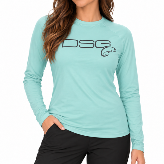 Solid Long Sleeve Performance Fishing Shirt - UPF 50+