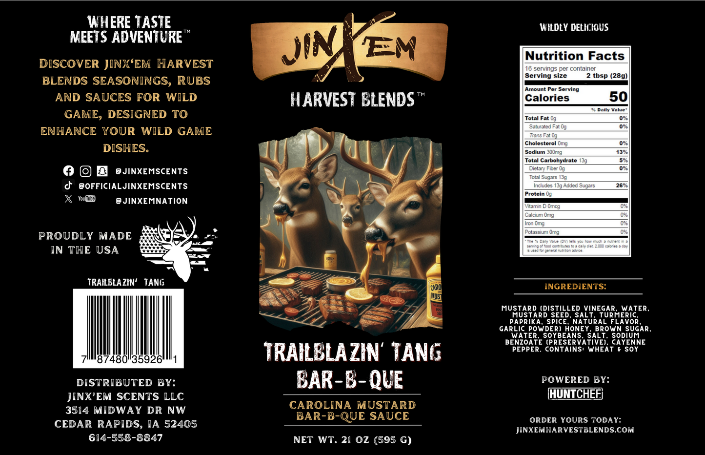 Trailblazin' Tang - Carolina Mustard BBQ Sauce