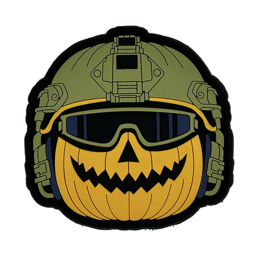 Jack - Pumpkin Helmet - 3" PVC Patch