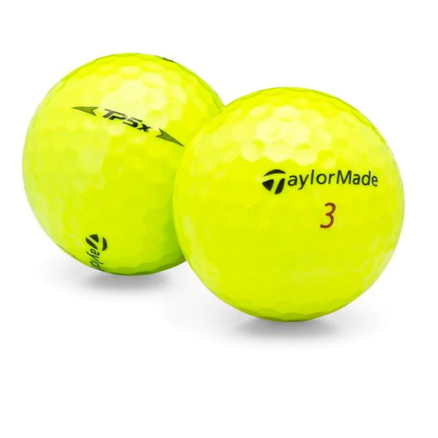 Used Taylormade Yellow Tour Mix Golf Balls - 1 Dozen