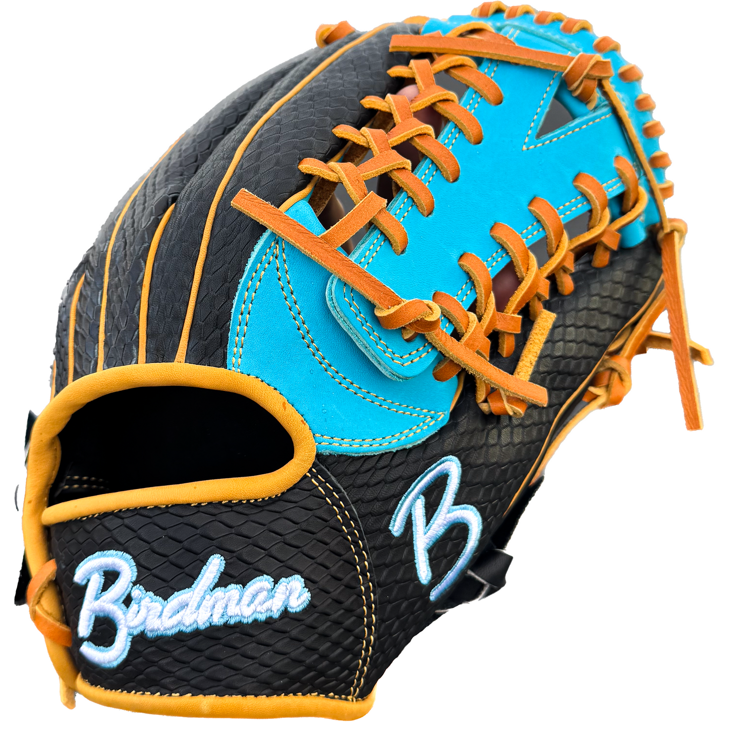 Birdman 12.5" Teal/Black Snakeskin Wingman Series Glove