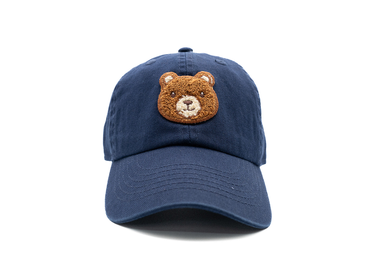 NEW! Navy & Tan Bear Embroidered Hat Men main image 3
