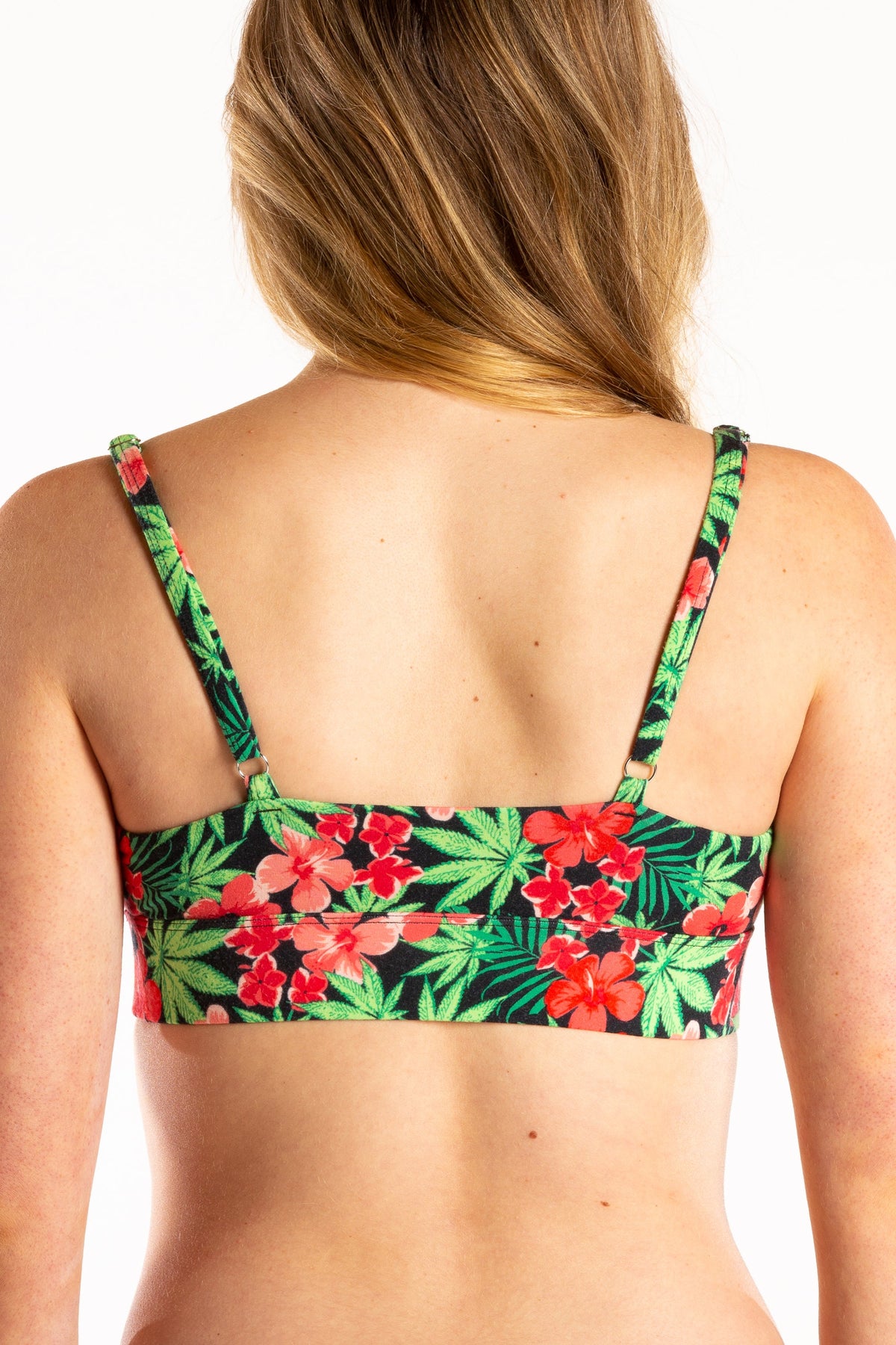 The Bongstera | Tropical Weed Boob Hammock™ Scoop Bralette