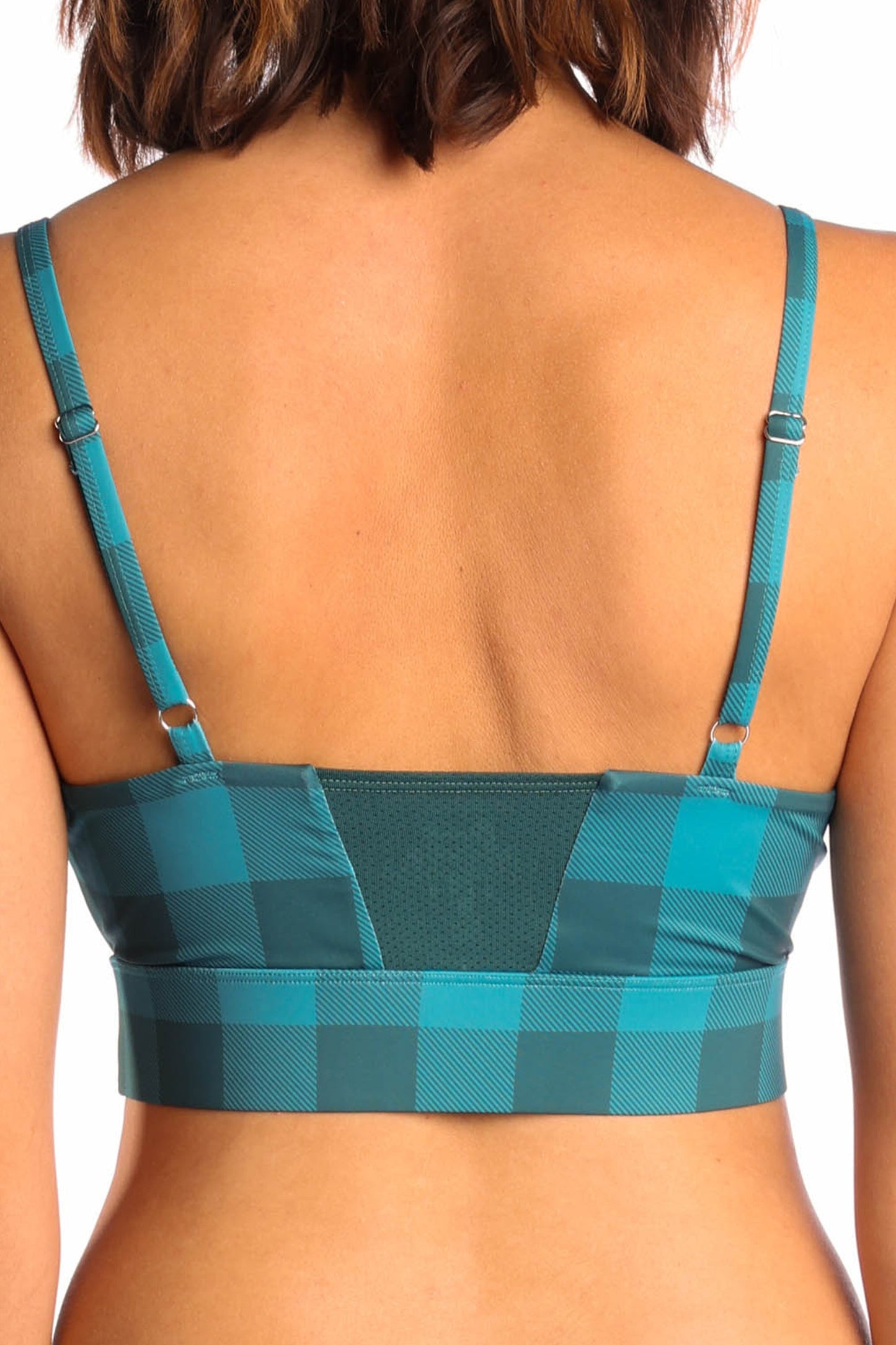 The Plaid And Simple | Green Plaid paradICE™ Boob Hammock™ Cooling Bralette