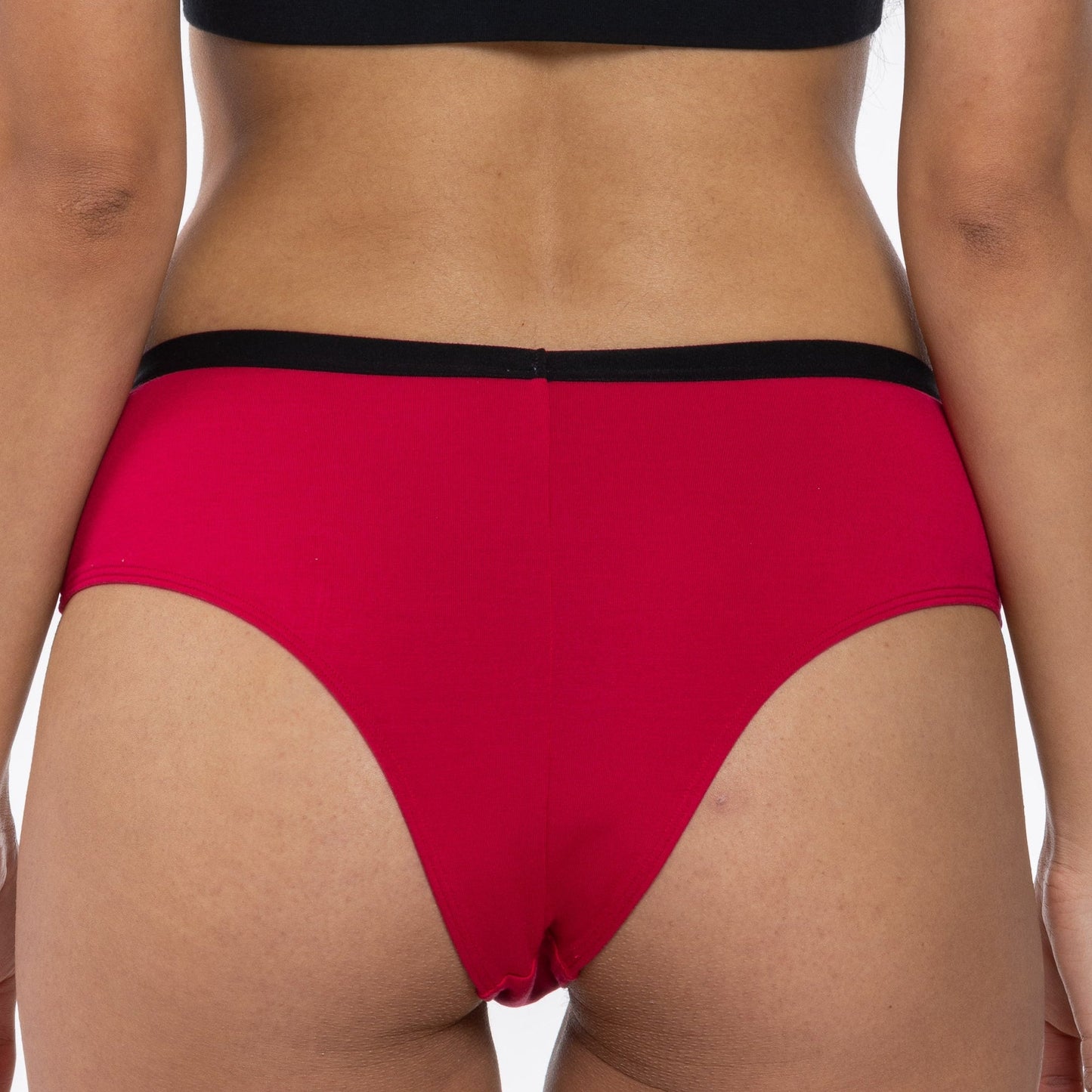 The Red Velvet | Dark Red Cheeky Underwear
