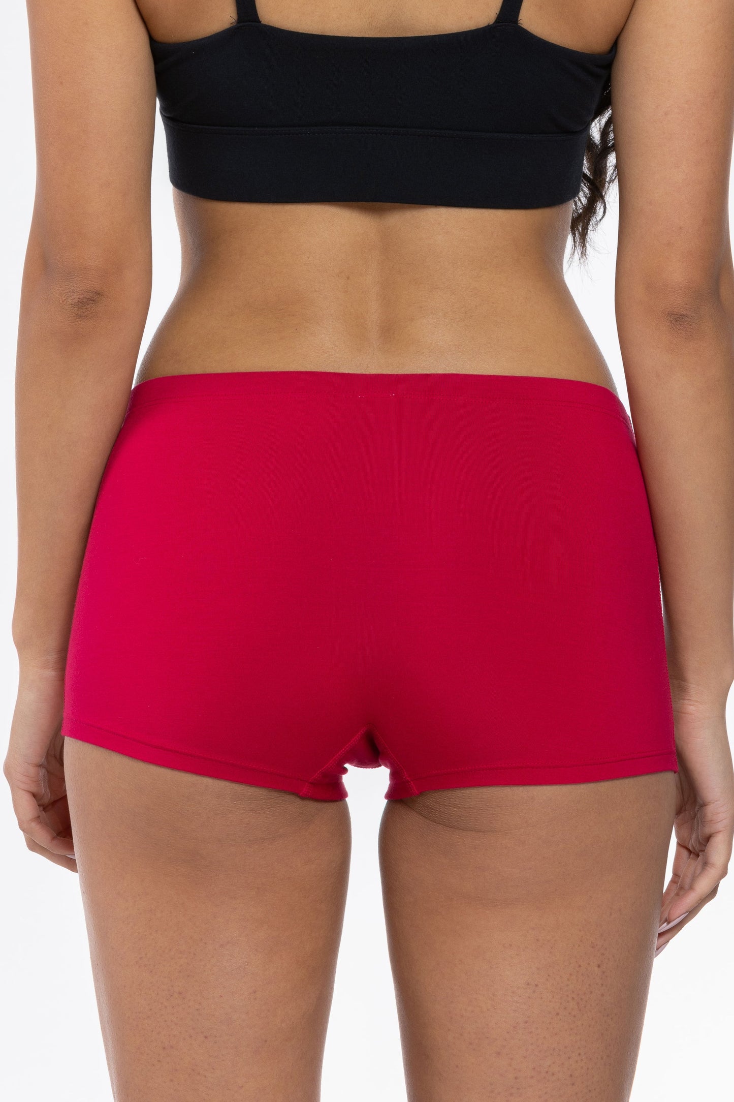 The Red Velvet | Dark Red Modal Boyshort Underwear