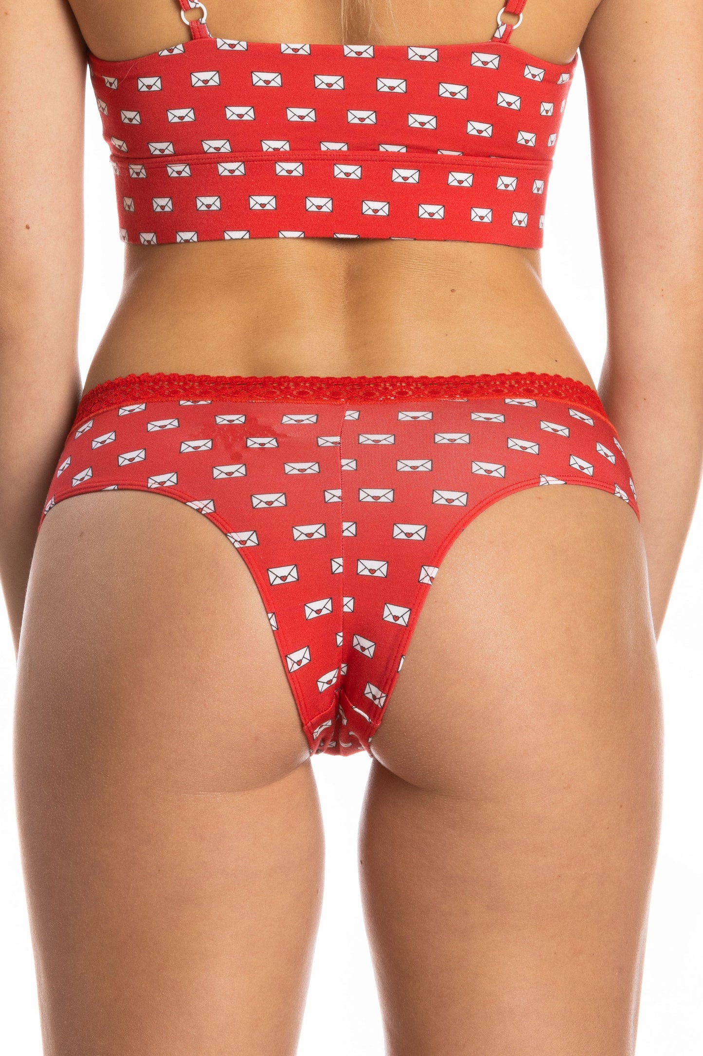 The Secret Admirer | Valentines Lace Trim Cheeky Panty