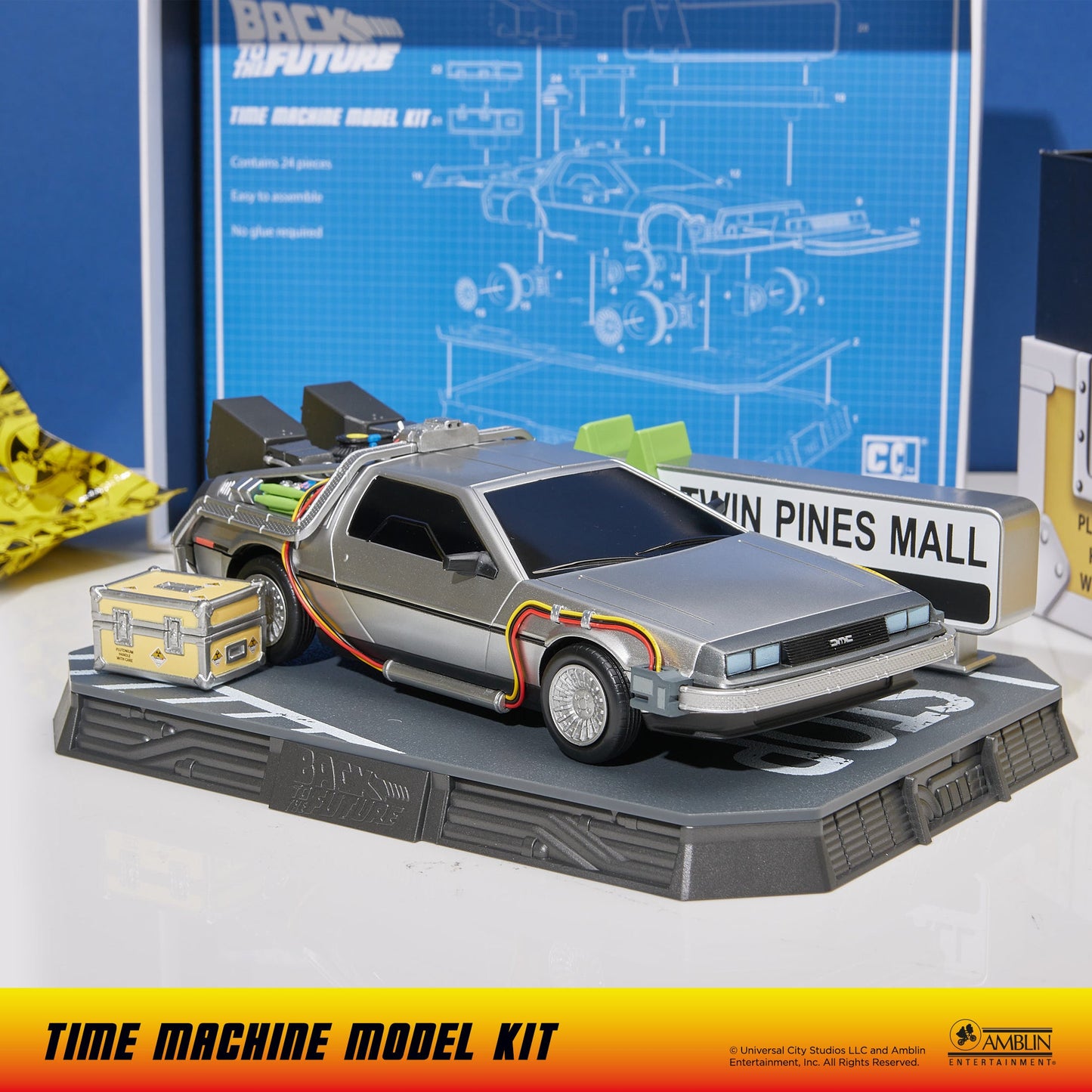 Back to the Future: Time Machine Countdown Character Model Kit