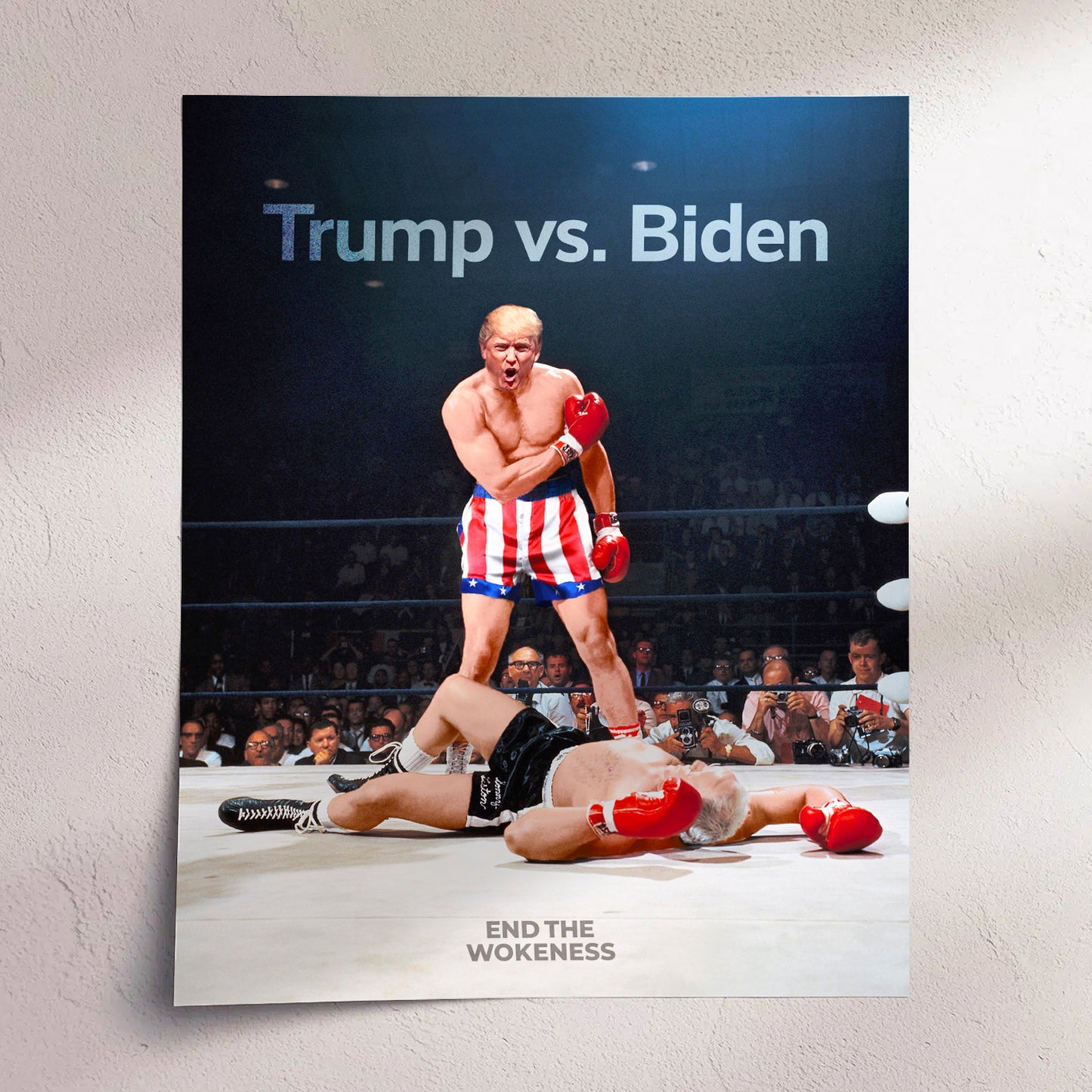 Trump vs. Biden Poster - Muhammad Ali Parody