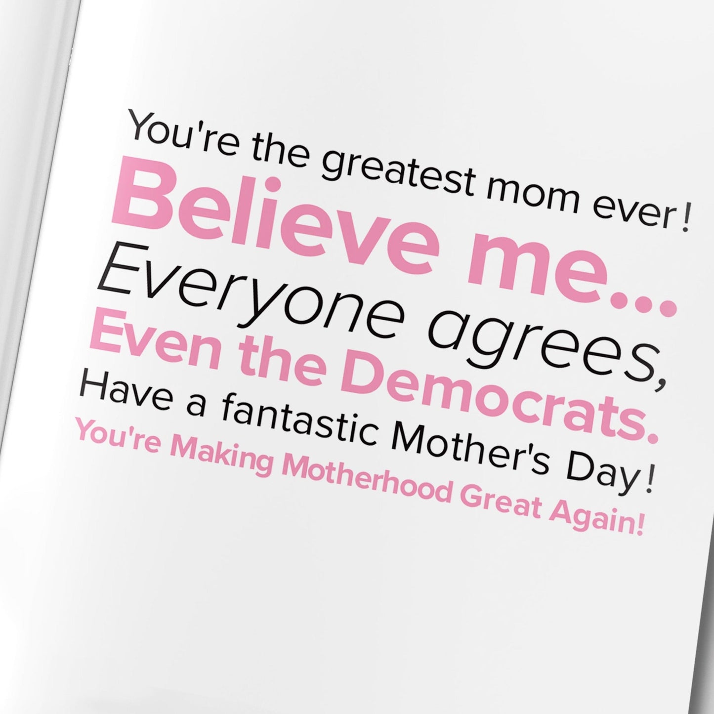 Trump Mother's Day Card - Making Motherhood Great Again