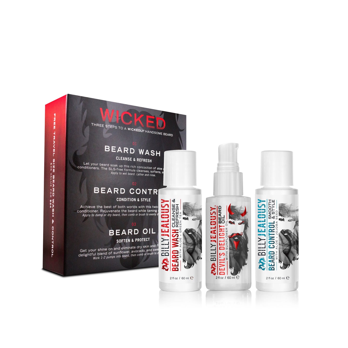 Wicked Beard Care Trio Kit