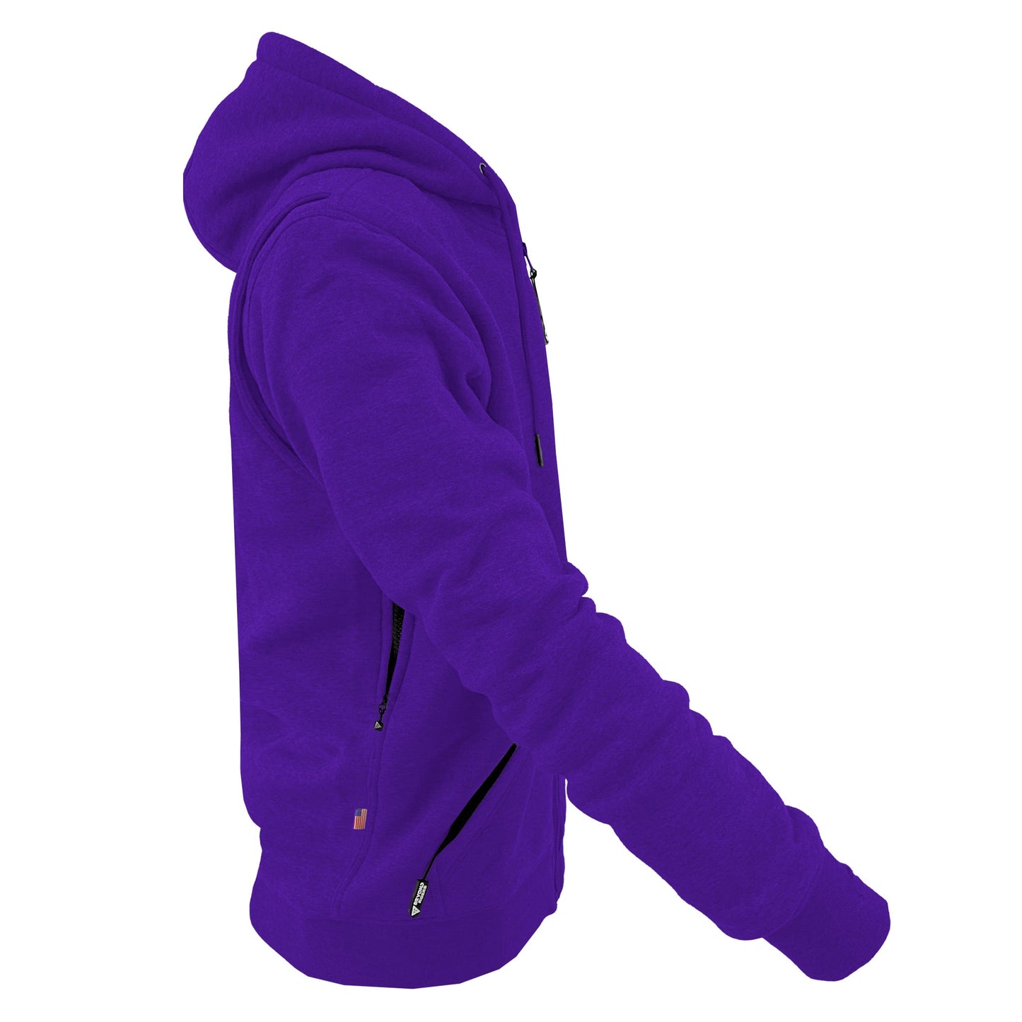 Protective Fleece Unisex Hoodie - Purple