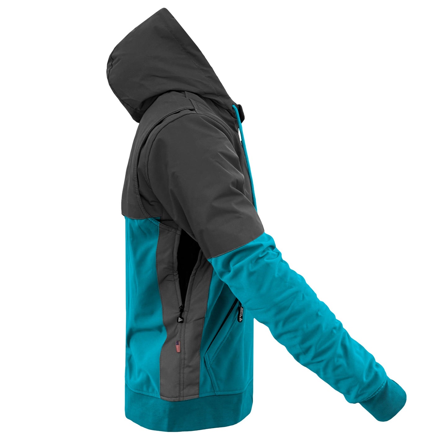 SoftShell Reflective Arctic Blue Nebula Hoodie