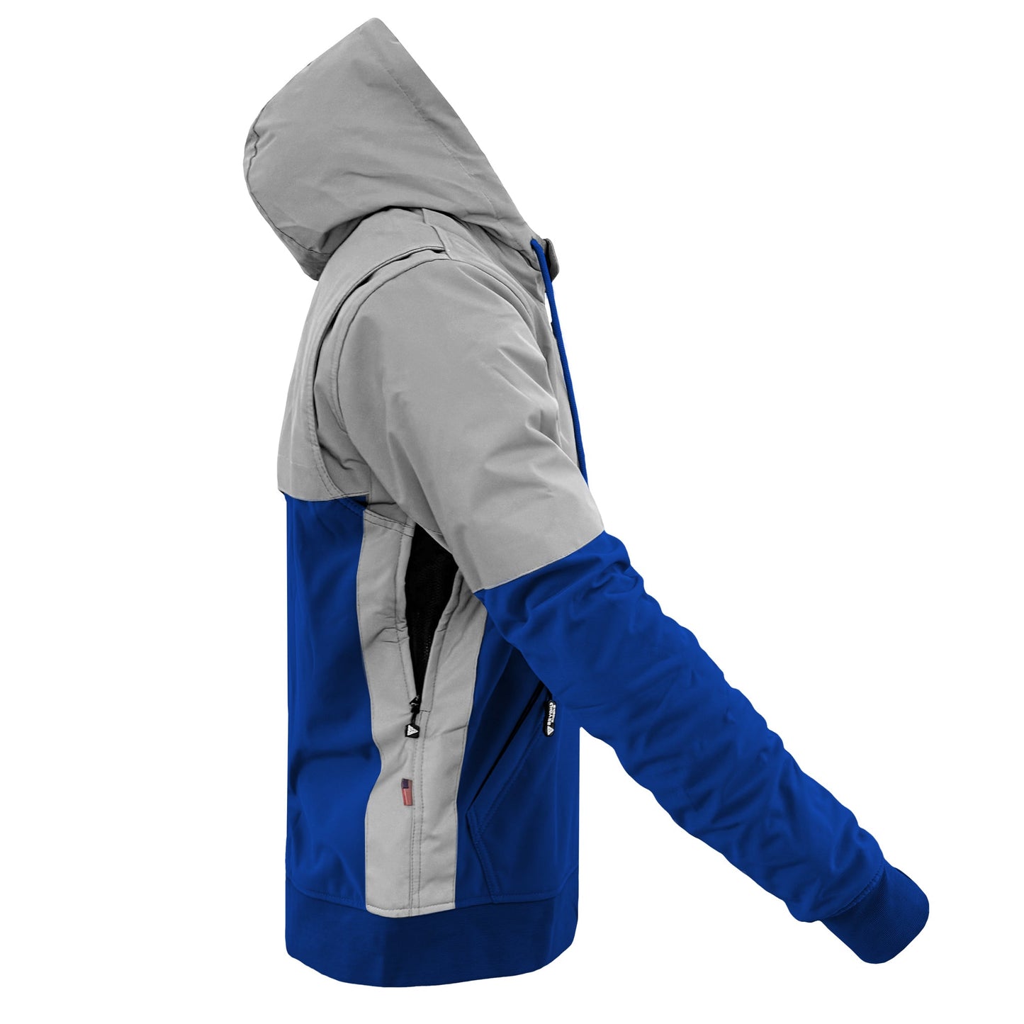 SoftShell Reflective Blue Eclipse Hoodie
