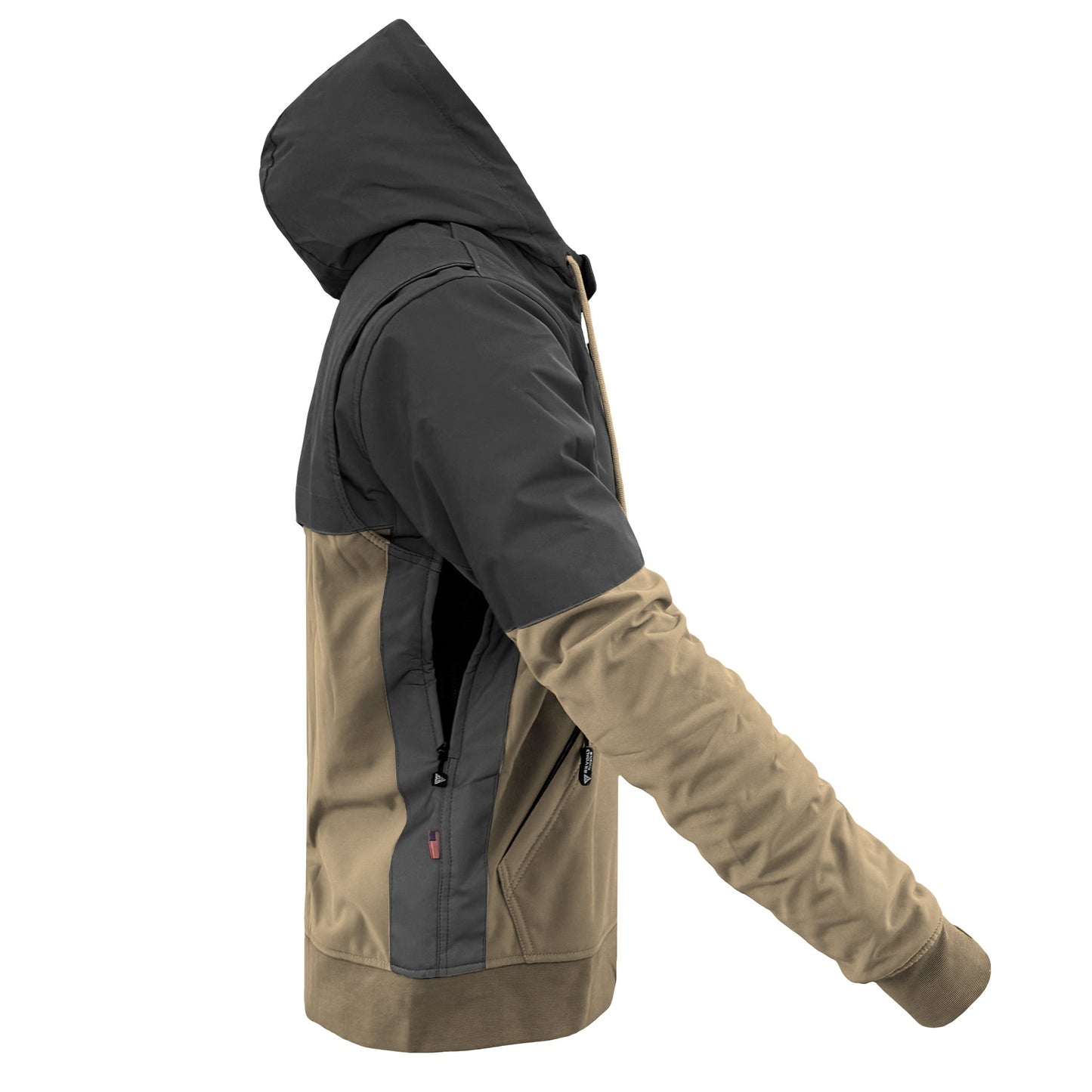 SoftShell Reflective Khaki Nebula Hoodie