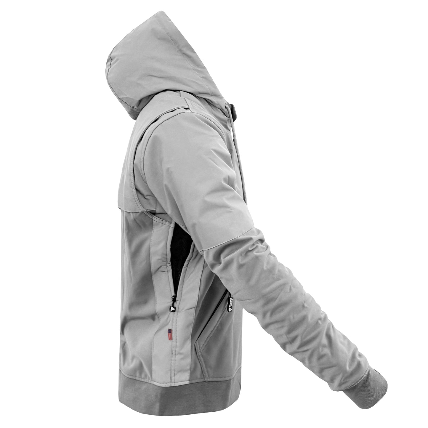 SoftShell Reflective "Twilight Titanium" Hoodie - Light Grey