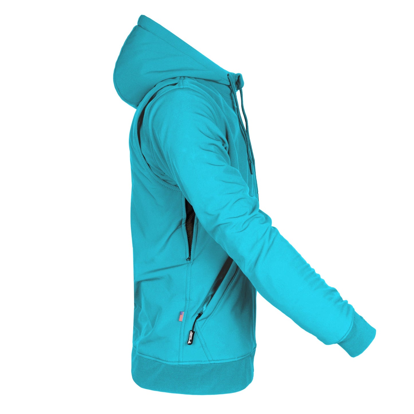 Protective SoftShell Unisex Hoodie - Arctic Blue Matte