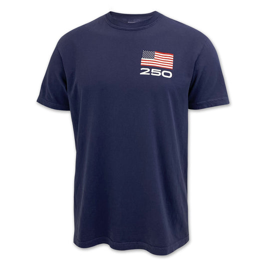 USA 250 Block T-Shirt (Navy)