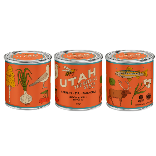 Utah State Candle
