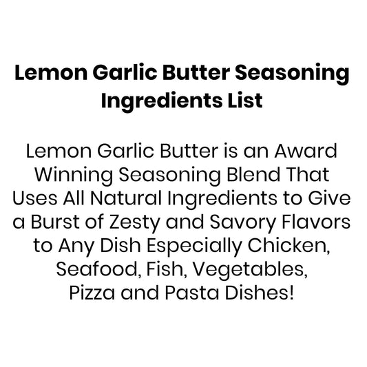 Bobby T's Lemon Garlic Butter Seasoning