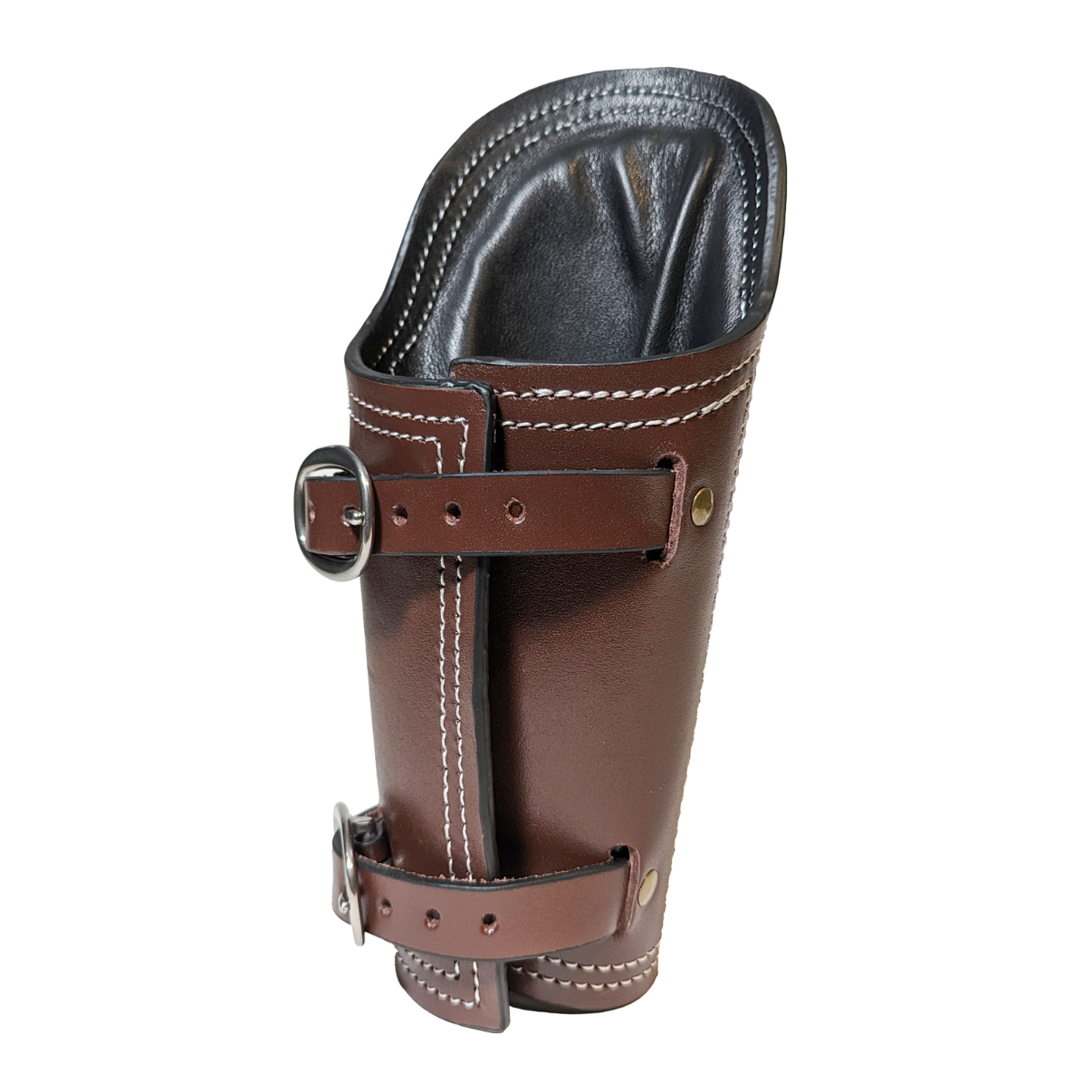 Nexon Bully Welding Armguard - Top Grain Hide Armpads - Brown