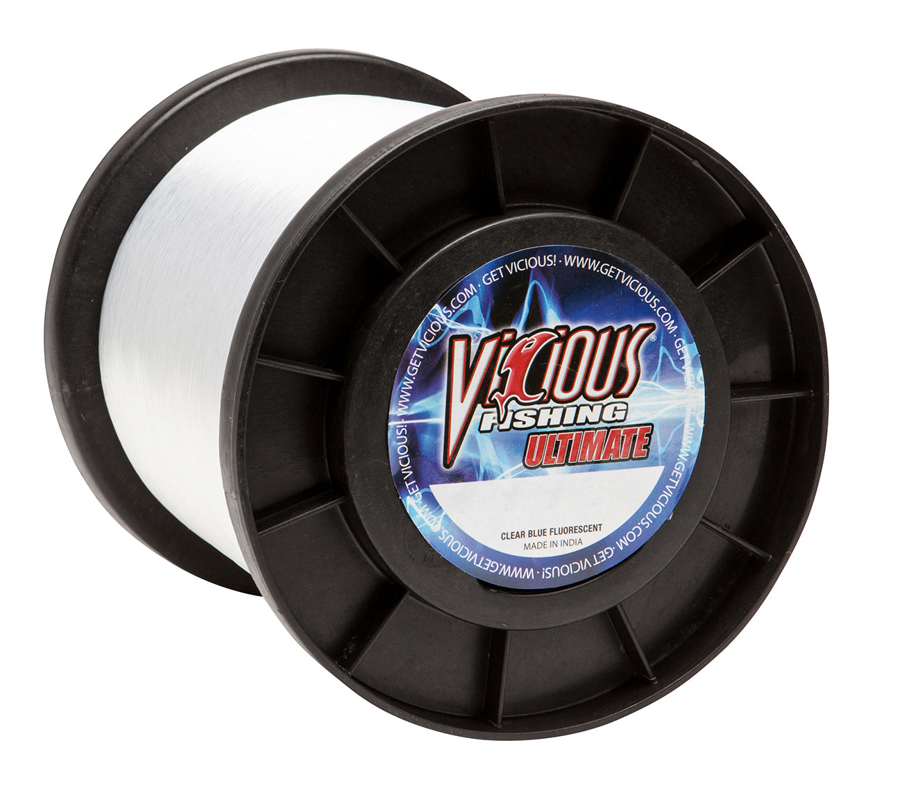 Vicious Ultimate Clear-Blue Fluorescent Mono - 10 Lb Test