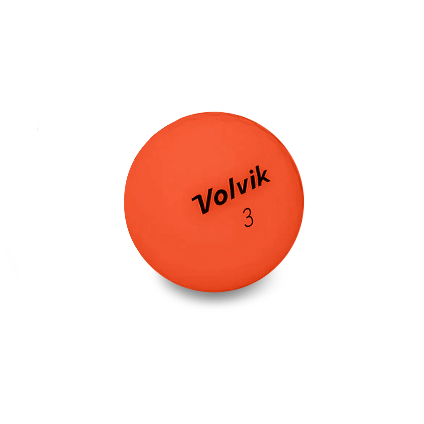 Used Volvik Vivid Orange Golf Balls - 1 Dozen
