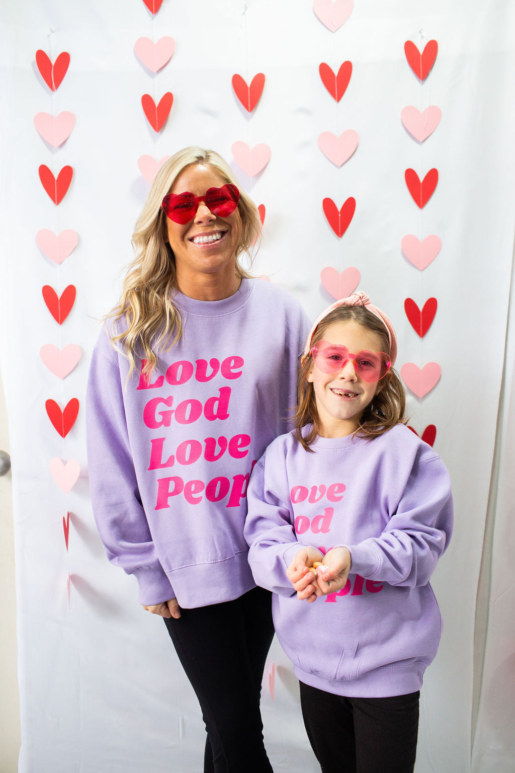 Love God Love People YOUTH Crewneck Sweatshirt