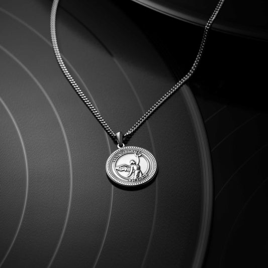 Veni Vidi Vici Necklace - Sterling Silver