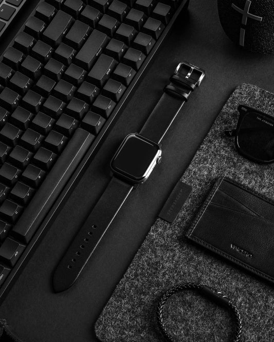 Apple Watch Leather Band - Silver Hardware 40/42mm