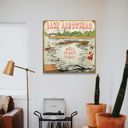 Water Sports Galore - Wood & Metal Wall Art
