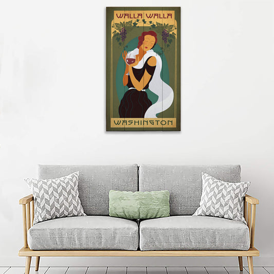 Wine is Bliss - Wood & Metal Wall Art