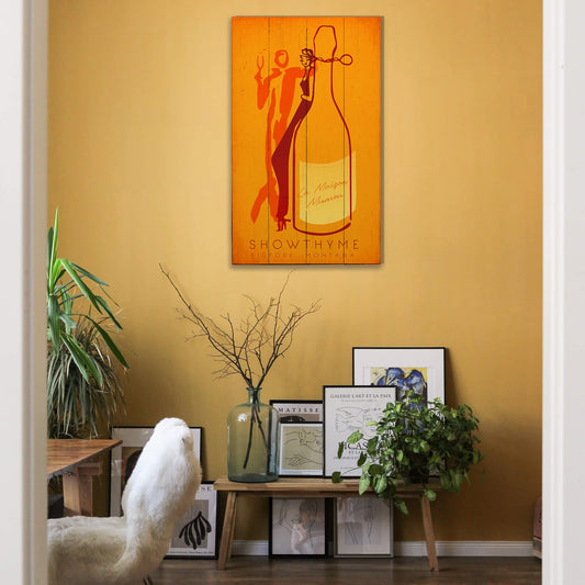 Silhouette of Taste - Wood & Metal Wall Art