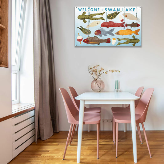 Lake Life Lures - Wood & Metal Wall Art