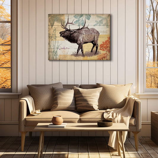 Wildwood Elk - Wood & Metal Wall Art
