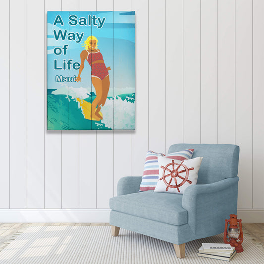A Salty Way of Life - Wood & Metal Wall Art
