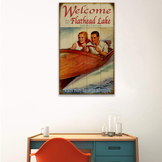 Where Every Day is an Adventure: Version 1 - Wood & Metal Wall Art