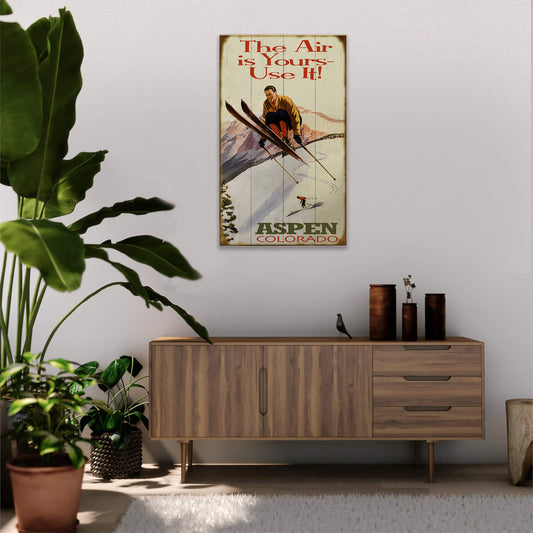 The Air is Yours - Wood & Metal Wall Art