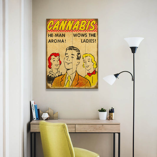 HE-MAN Aroma - Wood & Metal Wall Art