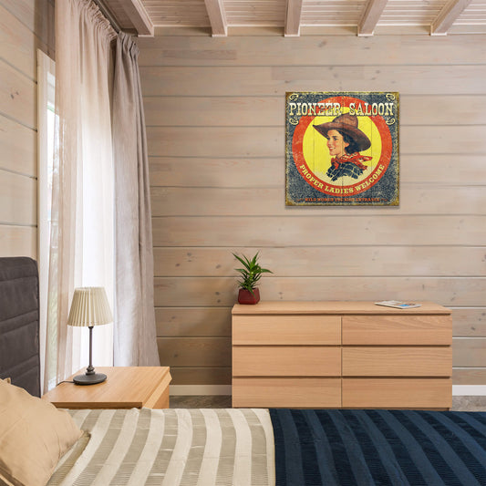 Proper Ladies Welcome - Wood & Metal Wall Art