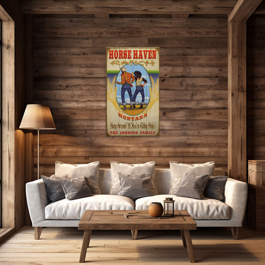 Riding High - Wood & Metal Wall Art