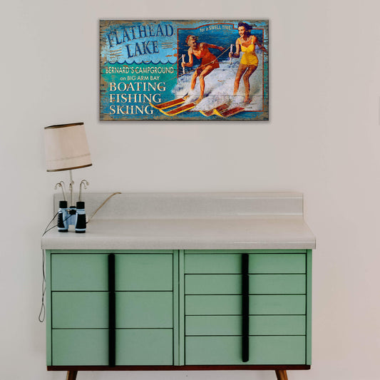 Lakeside Adventures - Wood & Metal Wall Art