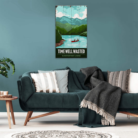Time Well Wasted - Wood & Metal Wall Art