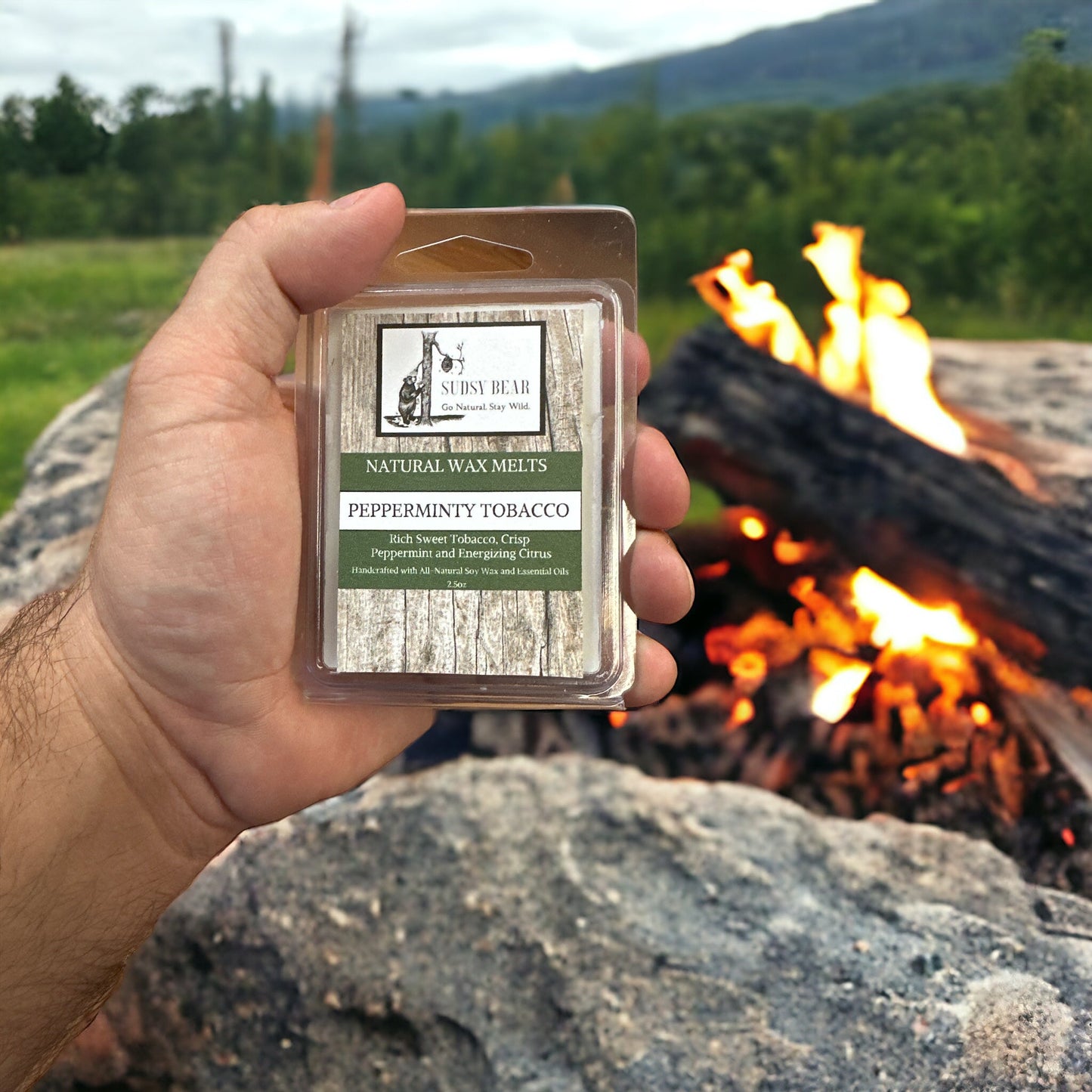 Pepperminty Tobacco-Natural Wax Melts