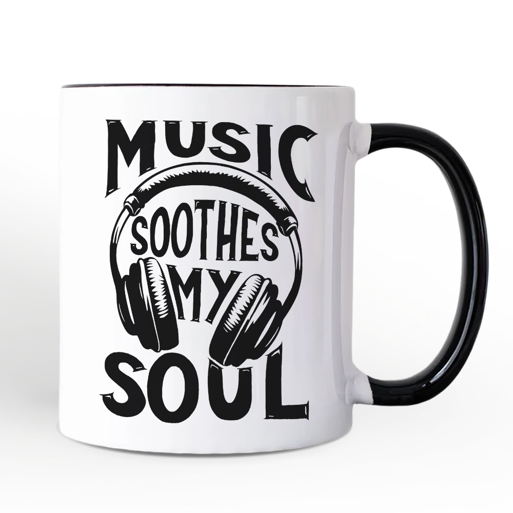 Music Soothes My Soul Mug, Festival Concert Gift