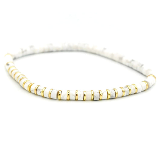 WEDDING VOWS - Howlite Accent Bracelet